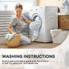 Anti-Slip Round Fluffy Plush Faux Fur Cat Bed,large gray